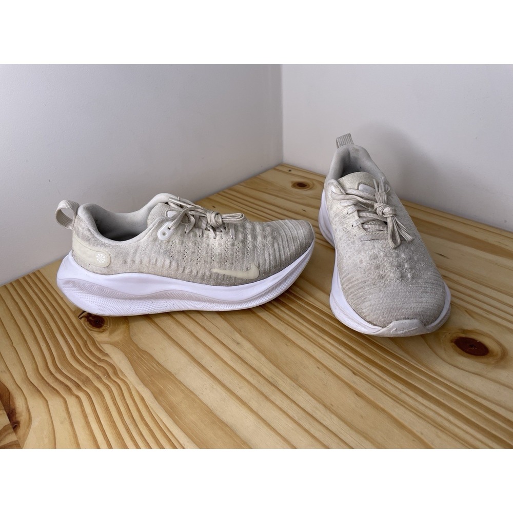 Nike ReactX Infinity Run 4 Running Sneakers Women's Size 7.5 White Ivory DR2670